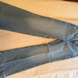 J. Crew Wide Leg Denim Trousers